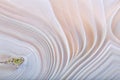 Beige light waves in agate structure Royalty Free Stock Photo