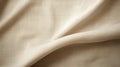 Beige Linen Texture With Flowing Fabrics And Subtle Tonal Variations