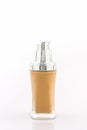 Beige make up foundation in luxurious bottle.