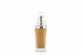 Beige make up foundation in luxurious bottle.