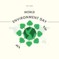Beige Minimal World Environment Instagram Post
