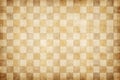 Beige old checkered paper background Royalty Free Stock Photo