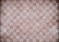 Beige old checkered paper background Royalty Free Stock Photo