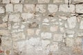 Beige old stone bricks wall texture Royalty Free Stock Photo