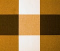 Beige, Orange and Brown Gingham Tablecloth