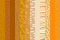Beige orange gradient collage background hand drawn background catoon style