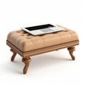 Beige Ottoman: A Classic Elegance For Your Desk