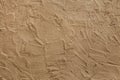 Beige painted stucco wall. Background texture. Royalty Free Stock Photo