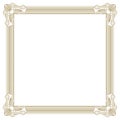 Beige photo frame