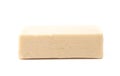 Beige piece of soap isolated Royalty Free Stock Photo