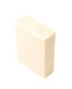 Beige piece of soap isolated Royalty Free Stock Photo