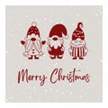 Beige and Red Festive Merry Christmas Social Media Or Ready To Print