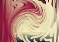 Beige and Red Twirling Graffiti Background Royalty Free Stock Photo