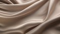 Beige Silk Background With Flowing Fabrics In Cinema4d Style