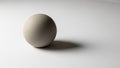 The minimalist setting emphasizes the sphere s simplicity and form Royalty Free Stock Photo