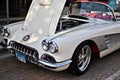 Beige sports car during the Downers Grove Car Show - Friday Night Lights