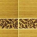 Beige square ceramic bordure tile seamless, can be used indoors and outdoors