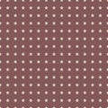 Beige stars on brown background retro seamless vector pattern for packaging, fabric, paper, background. Royalty Free Stock Photo