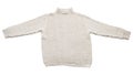 Beige sweater isolated