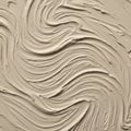 Beige textured surface with swirling patterns, Royalty Free Stock Photo