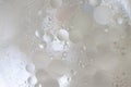 Beige tiny bubbles inside liquid macro unusual abstract wallpaper