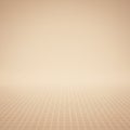 A beige-toned background with a subtle grid pattern in the foreground. The grid consi Royalty Free Stock Photo