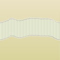 Beige Torn Paper Reveal Stripes Panel