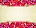 Beige valentine background