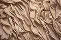 beige velvet fabric ruffled texture