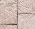 Weathered stone tiled road background. texture. Royalty Free Stock Photo