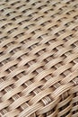 Beige Weaved Bamboo Texture Royalty Free Stock Photo