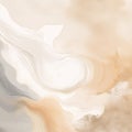 Beige and white abstract trendy social media background, artistic paint splash