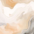 Beige and white abstract trendy social media background, artistic paint splash