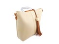 Beige woman handbag