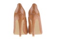 Beige women shoes