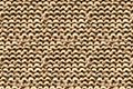 Beige Woolen Thread. Vintage Knitting Pattern.