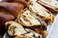 Beigli, hungarian poppy seed and walnut rolls Royalty Free Stock Photo