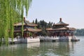 Beihai imperial garden in Beijing Royalty Free Stock Photo