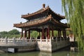 Beihai imperial garden in Beijing Royalty Free Stock Photo