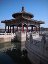 The Beihai Park Five-Dragon Pavilion,Beijing Royalty Free Stock Photo