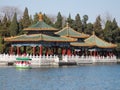 The Beihai Park Five-Dragon Pavilion,Beijing Royalty Free Stock Photo