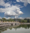 Beihai Park -- is an imperial garden in Beijing Royalty Free Stock Photo