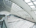 Beijin airport subway station. Royalty Free Stock Photo