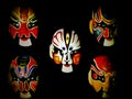 The Beijin Opera mask Royalty Free Stock Photo