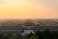 Beijing ancient Forbidden City in morning at Beijing, China.