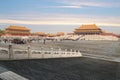Beijing ancient royal palaces of the Forbidden City in Beijing ,China Royalty Free Stock Photo