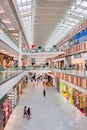 Livat Shopping Mall interior with shoppers, Beijing , China