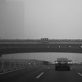 Beijing authorities boost the smog alert orange level