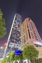 Beijing-based financial center at night Royalty Free Stock Photo