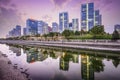 Beijing CBD Skyline Royalty Free Stock Photo